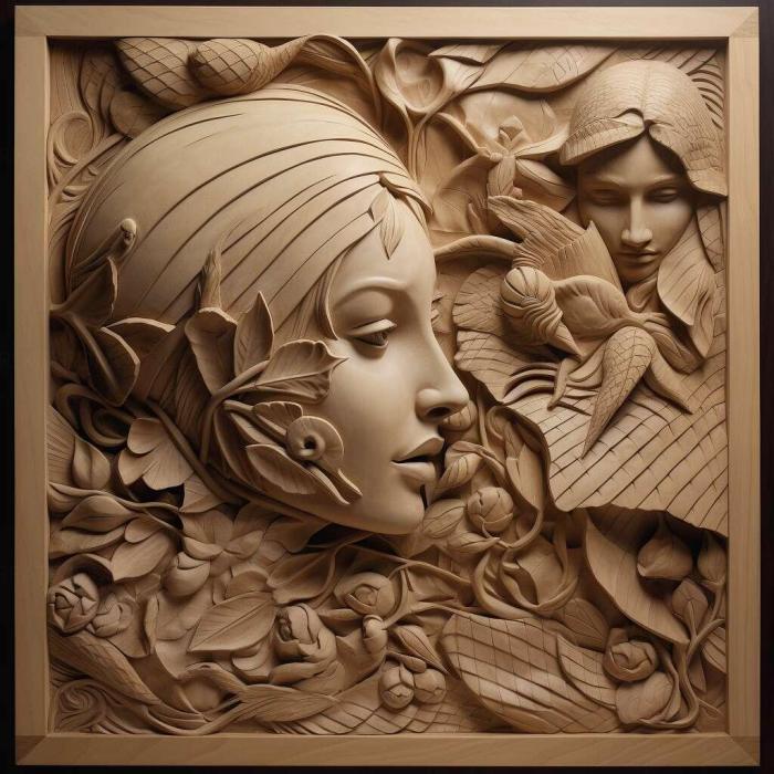 نموذج ثلاثي الأبعاد لآلة CNC 3D Art 